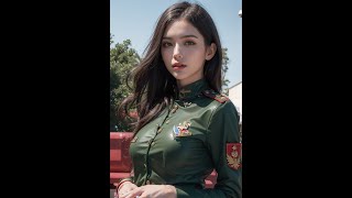 [AI lookbook]female soldier，여군，女兵