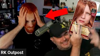 Ryan's Hair is RED?!
