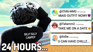 MM2 YouTubers Control Me For 24 HOURS...