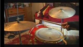 Rock Drums: Hi-Hat & Ride Cymbal Patterns : Rock Drum Cymbal Patterns: 16th Note Pattern: Part 2