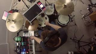 Playing Drums,Synth and Octapad all at the same time! (Q Dissonance)
