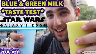 Disney World Vlog #21 | BLUE and GREEN MILK *TASTE TEST*