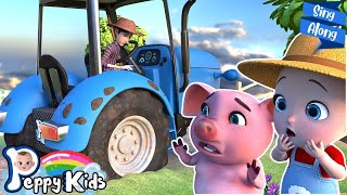 The Farmer in the Dell | Tractor song | Peppy Kids Nursery Rhymes