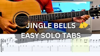 Jingle Bells - Guitar TABS - Easy Version (single string solo)