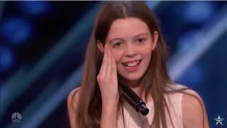 Courtney Hadwin,13, So Shy then Shocks everyone & Gets Golden Buzzer!!!