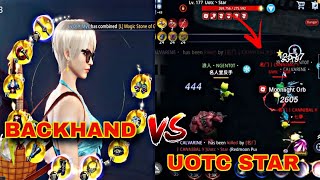 MIR4-BACKHAND AND CALVARINE VS UOTC STAR AND ҉ 七夢҉	| ASIA 21 FIGHT | REDMOON PURGATORY 7F