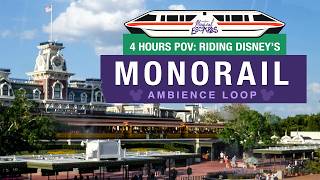 Magic Kingdom Monorail POV Loop | Scenic Resort Ride with Disney Music & Ambience 🚝✨
