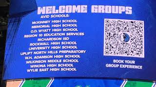 Dallas Mavericks groups in attendance 1/29/26 vs Charlotte Hornets 