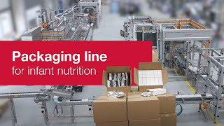 Automated packaging line for infant nutrition | ROVEMA