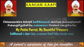 Tribute to Maha Kavi, சின்னஞ்சிறுகிளியே, an instrumental offering by Hariharan & Amaresh, Muscat