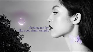 Olivia Rodrigo - vampire (Lyric Video)