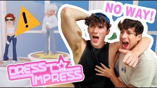 BOYFRIENDS play DRESS TO IMPRESS for the first time! 😱 🌈 *Gay Couple Games*
