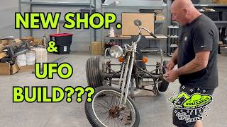 New Shop Reveal! Ian Roussel (Full Custom Garage) Plans A Wheelie-Popping UFO 👽