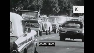 1960s Stanford University Student Cars,POV Driving