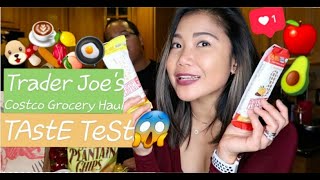 Costco and Trader Joes Grocery Haul | Taste Test Video Blog