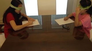 Blindfolded Portrait-Drawing Challenge: Monthly Challenge