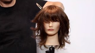 How To Cut My FAVORITE Layered Haircut with a Shattered Bang Step By Step