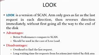 Part 5.4 | LOOK & C-LOOK Disk Scheduling | Disk Management | OS