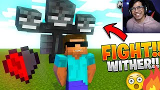 CAN I SAVE MY HOUSE FROM WITHER ? | MINECRAFT GAMEPLAY #7 #technogamerz #minecraft #trending