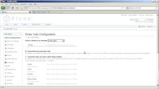 Plone Tabs