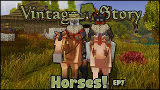 Horses! Sam and Kudamas -Part 7- Vintage Story 1.20.11 Modded