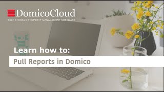 Pulling Reports from DomicoCloud