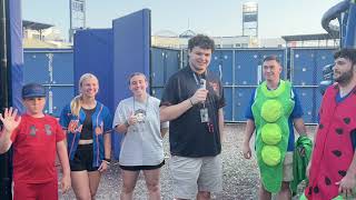 Mic'ed Up During Syracuse Mets Mascot Race!