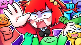 Fiz 50 pessoas me ATRAPALHAREM nesse OBBY do Roblox e QUE IDEIA RUIM!