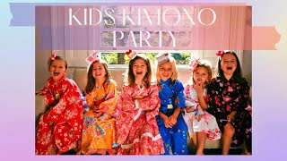 Gorgeous and fun Kids / Children's Japanese Kimono party