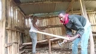 Demolishing a store to get fire 🔥 wood 🪵