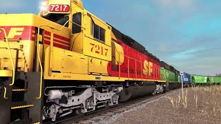 BURLINGTON NORTHERN! Trainz Railfanning!