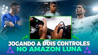 Playing with two controllers on Amazon Luna! Local Multiplayer Test