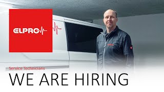We Are Hiring - Service Technicians
