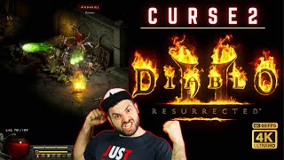 My First Run As Necromancer In Diablo 2 Resurrected, Curse 2, #pcgaming #diablo2resurrected