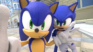 Modern Sonic Meets Movie Sonic! (A Sonic Animation)