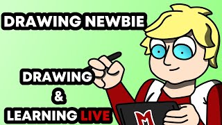Help Me Learn ART. Drawing Live #3  🔴