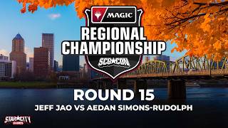 Jeff Jao vs Aedan Simons-Rudolph | Round 15 | Standard Regional Championship | Portland