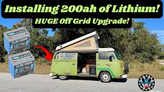 Upgrade Your Volkswagen Bus Solar With Lifepo4 Batteries From Grenerpower! Off Grid Camping