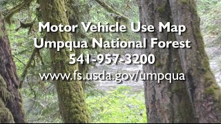 Motor Vehicle Use Map - Umpqua National Forest