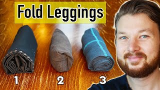 3 Clever Ways to Fold Leggings (and Save Space)
