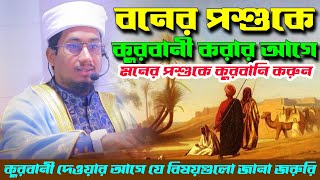 কুরবানী দেওয়ার আগে যে বিষয়গুলো জানা জরুরি - মাওঃ আমিরুর রাশেদীন । Mwlana Amirur Rashedin New Waz