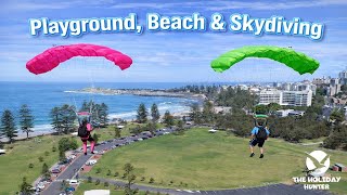 Stuart Park Wollongong | Playground, Beach & Skydiving #tourismaustralia