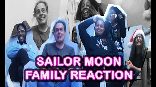 LAYA's Family Reaction to the 'Sailor Moon" Music Video