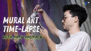 4-Minute Spray Paint Graffiti Time-Lapse by Street Artist Gare Andrade