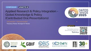 Applied Research & Policy Integration   Global Knowledge & Policy Contributed Oral Presentations