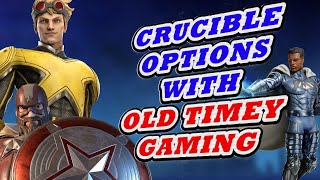 PROFESSOR X ON OFFENSE - SENTRY STRONG AND UISE THUNDERSTRIKE   - #MSF #MARVELSTRIKEFORCE #crucible