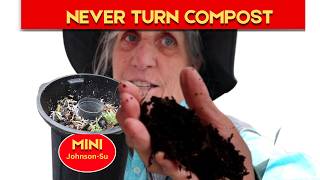 No Turn Compost- Mini Johnson-Su composting bioreactor