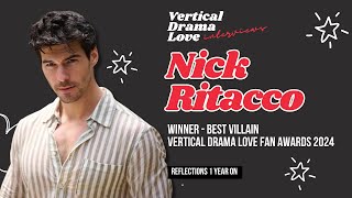 Nick Ritacco Reflects on Winning Villain of the Year | Vertical Drama Love Fan Awards