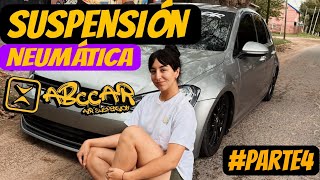 Installing my sister's VW Golf air suspension from scratch. [PART 4] ABCCAR