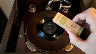 Can you play a Christmas vinyl record on an old Gramophone with a COCKTAIL STICK?